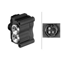 Magnetventil Schaltzylinder 24 V 3-polig HELLA für u.a. MERCEDES-BENZ ACTROS