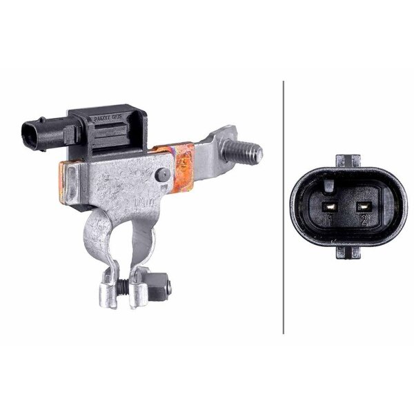 Sensor Batteriemanagement 12 V geschraubt HELLA für CADILLAC XT5