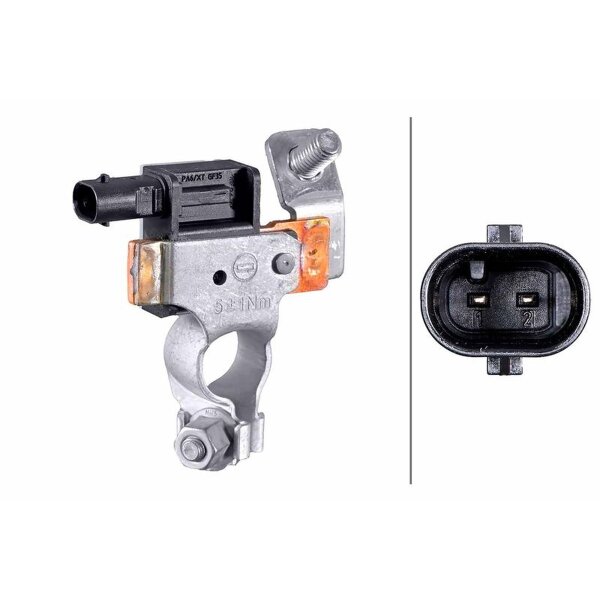 Sensor Batteriemanagement 12 V geschraubt HELLA für u.a. CADILLAC ATS