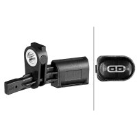 Wheel Speed Sensor 2-pole Hall sensor HELLA for e.g. VW GOLF