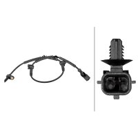 Sensor Raddrehzahl 2-polig Hallsensor 815 mm Kabel HELLA für FORD ECOSPORT