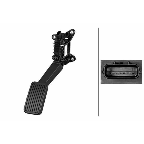 Sensor Fahrpedalstellung nicht für Doppelkupplung 6-polig HELLA für HONDA CR-V