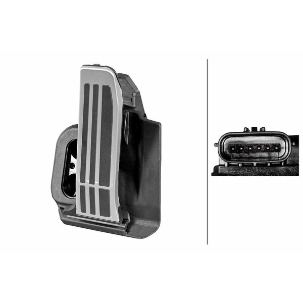 Accelerator Pedal Sensor not for automatic 5-speed 6-pin HELLA for LEXUS RX