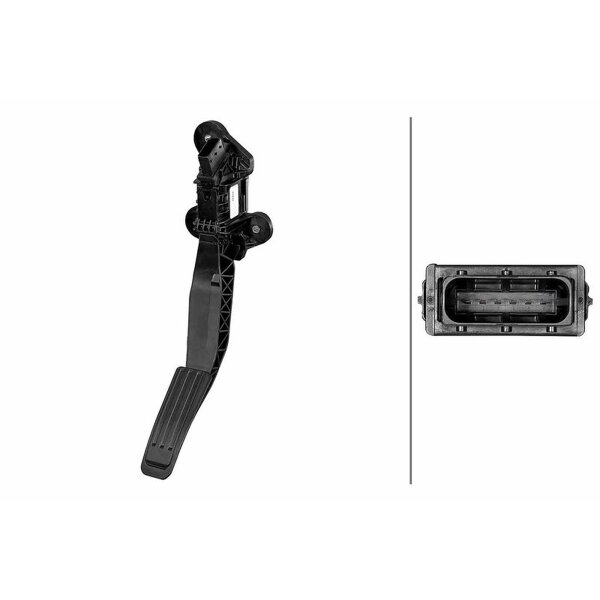 Accelerator Pedal Position Sensor not dual clutch 8-speed 6-pin HELLA for JEEP