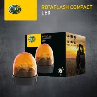 Blitz-Kennleuchte 24 V LED gelb amber HELLA passend...