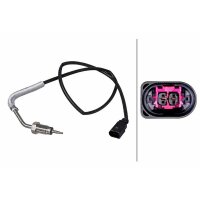 Sensor Exhaust Gas Temp screwed 2-pin 780 mm cable HELLA...