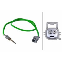 Sensor Exhaust Gas Temperature 2-pin 670 mm cable HELLA...