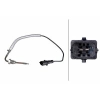 Sensor Exhaust Gas Temp screwed 2-pin 515 mm cable HELLA...