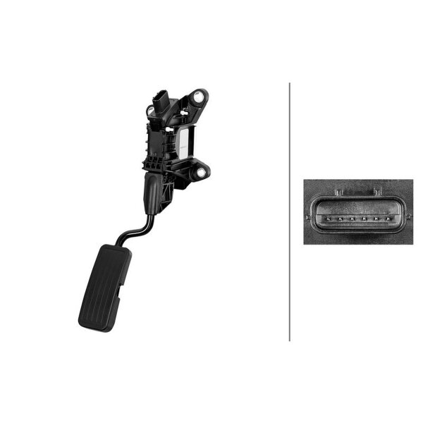 Sensor Fahrpedalstellung Automatikgetriebe 6-polig HELLA für HONDA GAC