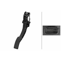 Sensor Fahrpedalstellung Automatikgetriebe 6-polig HELLA...
