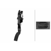 Sensor Fahrpedalstellung Automatikgetriebe 6-polig HELLA...