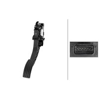 Sensor Fahrpedalstellung Automatikgetriebe 6-polig HELLA...