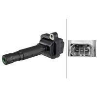 Ignition Coil screwed plug shaft ignition coil 3-pole...