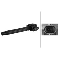 Ignition Coil screwed spark plug shaft 2-pole HELLA for...