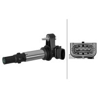 Ignition Coil screwed plug shaft ignition coil 4-pole...