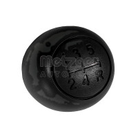 Gear Lever Knob 5 speed black METZGER for FIAT PANDA and...