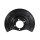 Spray Plate Brake Disc rear axle right METZGER for e.g. TOYOTA AVENSIS