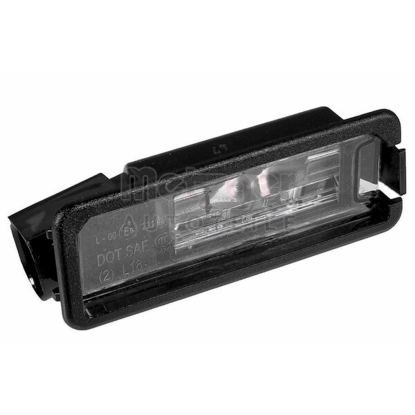 Licence Plate Light right LED crystal clear with LED METZGER for e.g. SEAT LEON