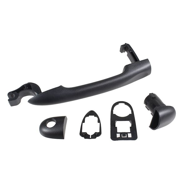 Exterior Door Handle front right black METZGER for e.g. RENAULT MEGANE