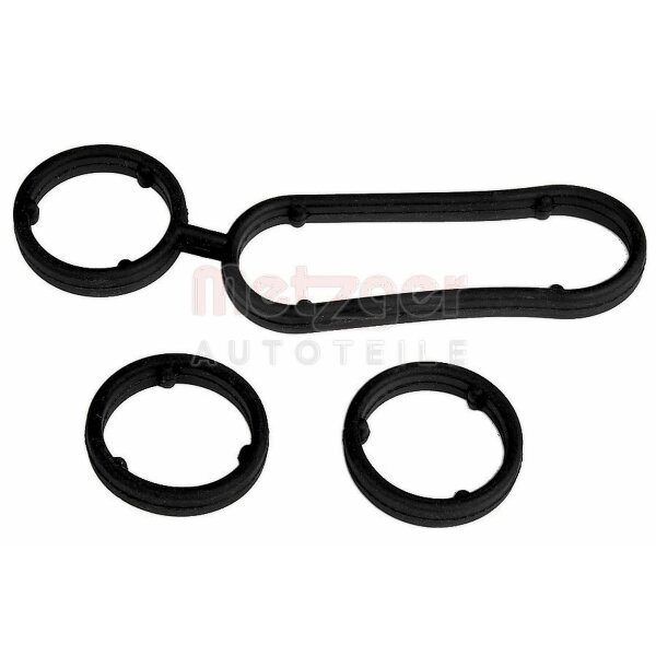 Oil Cooler Gasket Set METZGER IAM-Expertise suitable for e.g. AUDI A4