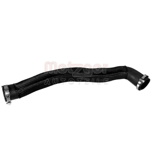Charge Air Hose left with clamps METZGER for e.g. CITROËN SPACETOURER