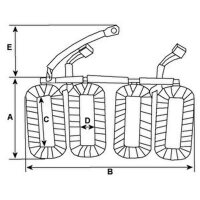 Erregerwicklung Starter HC CARGO für MASSEY FERGUSON