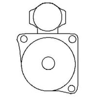 Anlasser Starter 12 Zähne 24 V 55 KW HC-Cargo