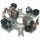 Holder carbon brushes starter alternator 12 V 90 mm HC-CARGO for FIAT