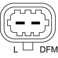 Alternator regulator for constant voltage 14 V HC-CARGO for OPEL