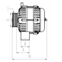 40A HC CARGO generator for DAF