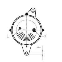 Lichtmaschine Gernerator 105 A 14 V HC-Cargo für...