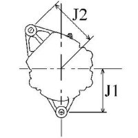 Alternator 33 A 14 V HC-Cargo for e.g. FIAT 128 CoupeNone