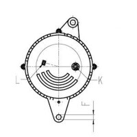 Lichtmaschine Generator 14 V 115 A Ø 56 mm...