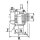 Alternator 100 A 14 V HC-Cargo for e.g. MITSUBISHI Space RunnerNone