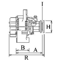 Alternator 100 A 14 V HC-Cargo for e.g. HYUNDAI GetzNone