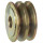 Alternator Pulley Ø62.6 mm 2 grooves HC-CARGO for VOLVO and others