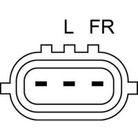 Alternator regulator for constant voltage 14 V HC-CARGO for KIA