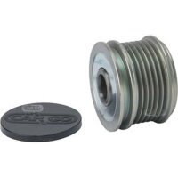 Overrunning alternator for pulley regulation 6 grooves 56...