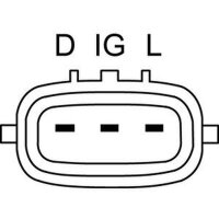 Alternator regulator combustion engine for constant voltage 14 V HC-CARGO