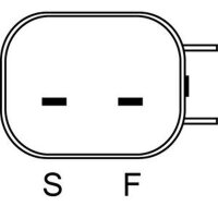 Alternator regulator for constant voltage 14 V HC-CARGO for e.g. MITSUBISHI
