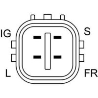 Generatorregler für konstante Spannung 14 V HC-CARGO für TOYOTA