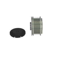 Overrunning alternator for pulley regulation 5 grooves...
