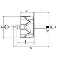 Läufer Lichtmaschine Gernerator 14 V HC-Cargo