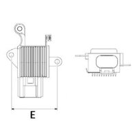 Generatorregler für konstante Spannung 14 V HC-CARGO...