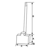 Kohlebürste Anlasser Starter 12 V 15,85 mm HC-CARGO