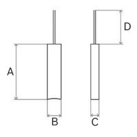 Carbon Brush alternator 14 V 4 mm HC-CARGO