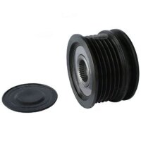 Overrunning alternator for pulley regulation 6 grooves...