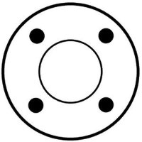 Solenoid switch starter motor 24 V 70 mm HC-CARGO for HITACHI and others