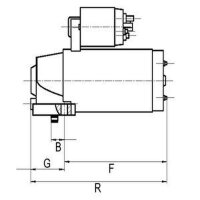 Anlasser Starter 11 Zähne 12 V 17 KW HC-Cargo für u.a. BMW 4 Coupe