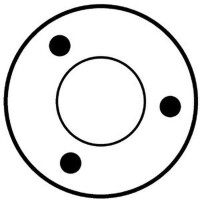 Solenoid switch starter motor High current 12 V 54 mm...